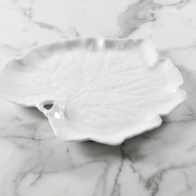 Martha Stewart Patterson Figural Maple Leaf Serving Platter