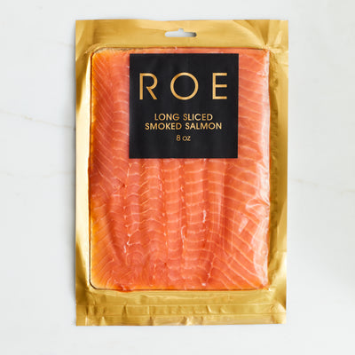Long Sliced Smoked Salmon, 1 lb