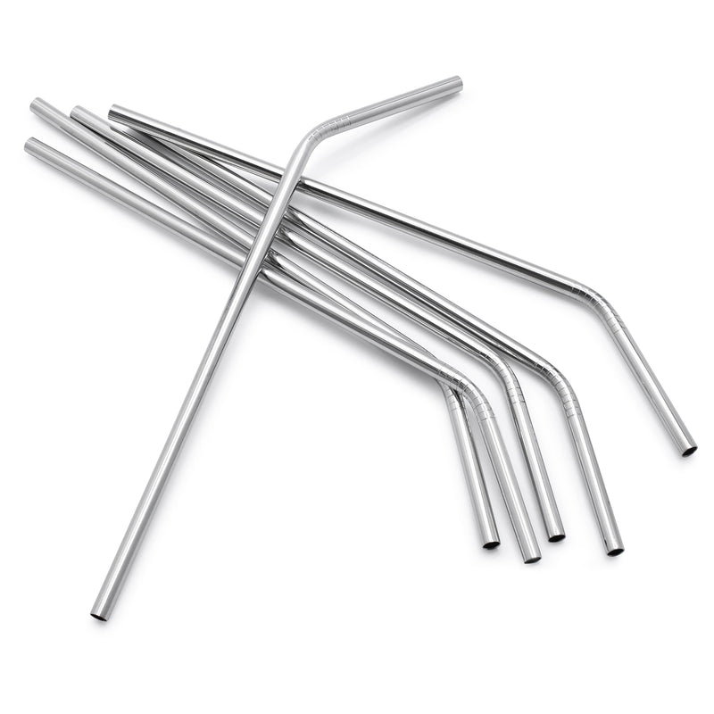 Sur La Table Stainless Steel Straws, Set of 6