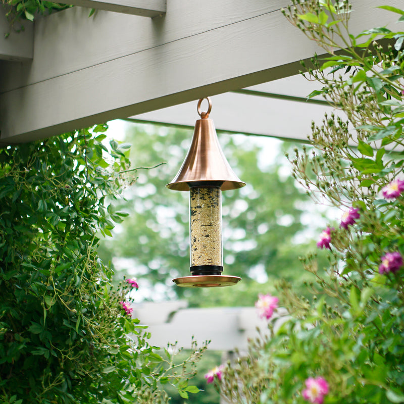 Copper Bird Feeder