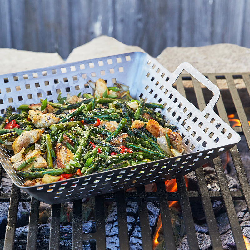 Sur La Table Stainless Steel Grill Basket
