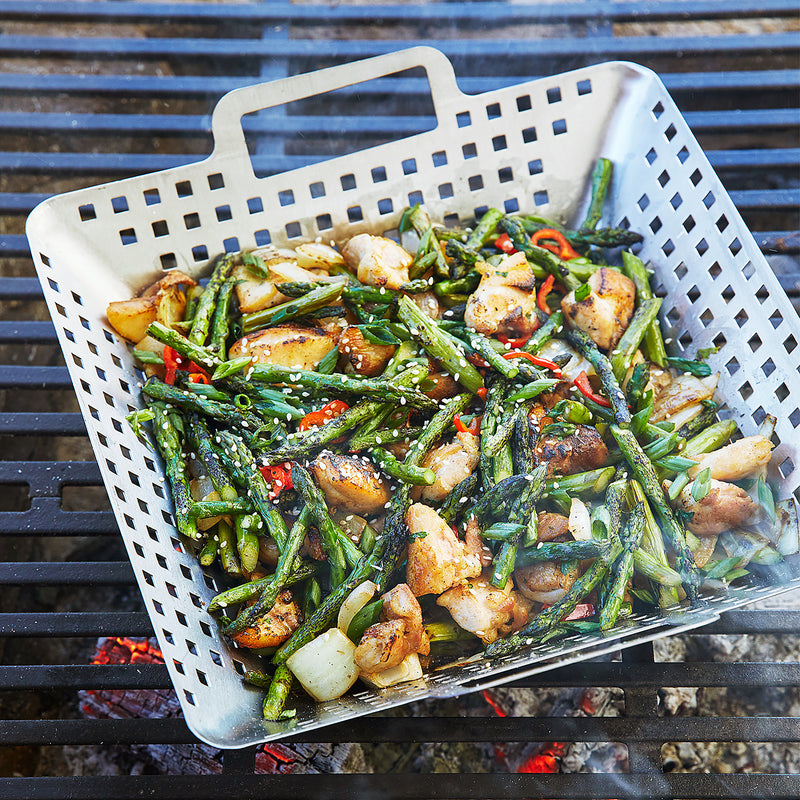 Sur La Table Stainless Steel Grill Basket