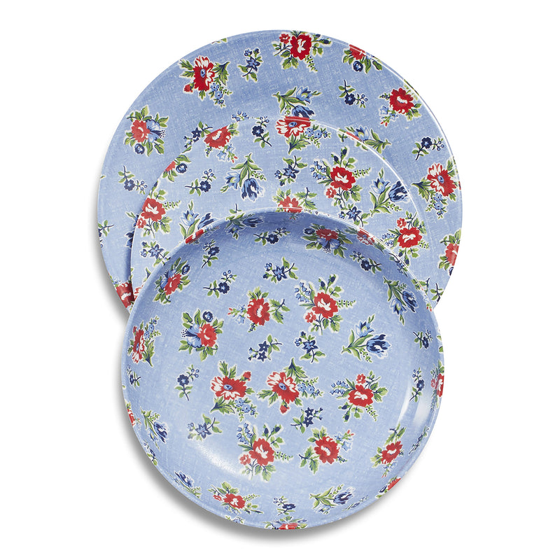 Sur La Table Summerhouse Collection Dinnerware, 12-Piece Set