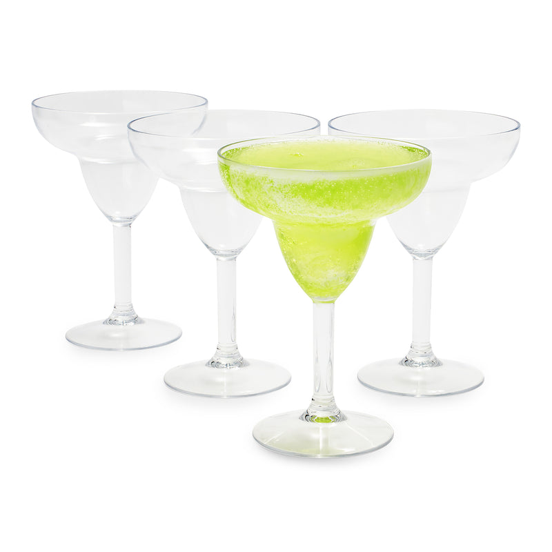 Sur La Table Outdoor Margarita Glasses, Set of 4