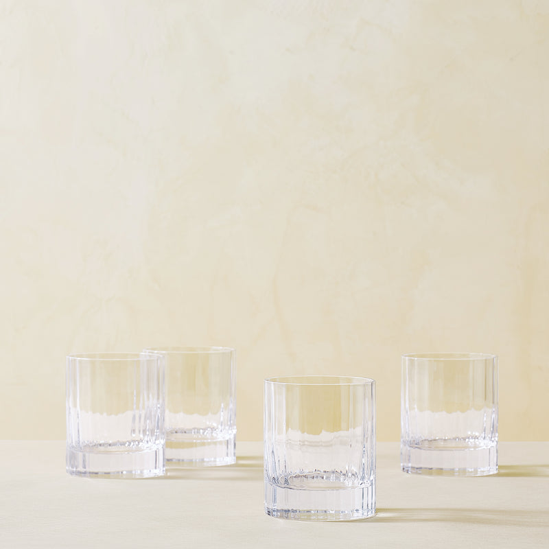 Double Old Fashioned Glasses, Set of 4