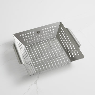 Stainless Steel Grill Basket, Large