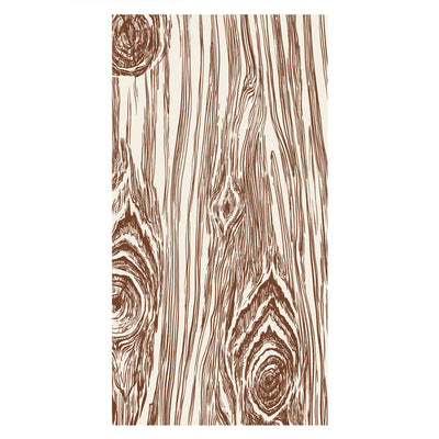 Wood Grain Paper Napkins, Set of 16