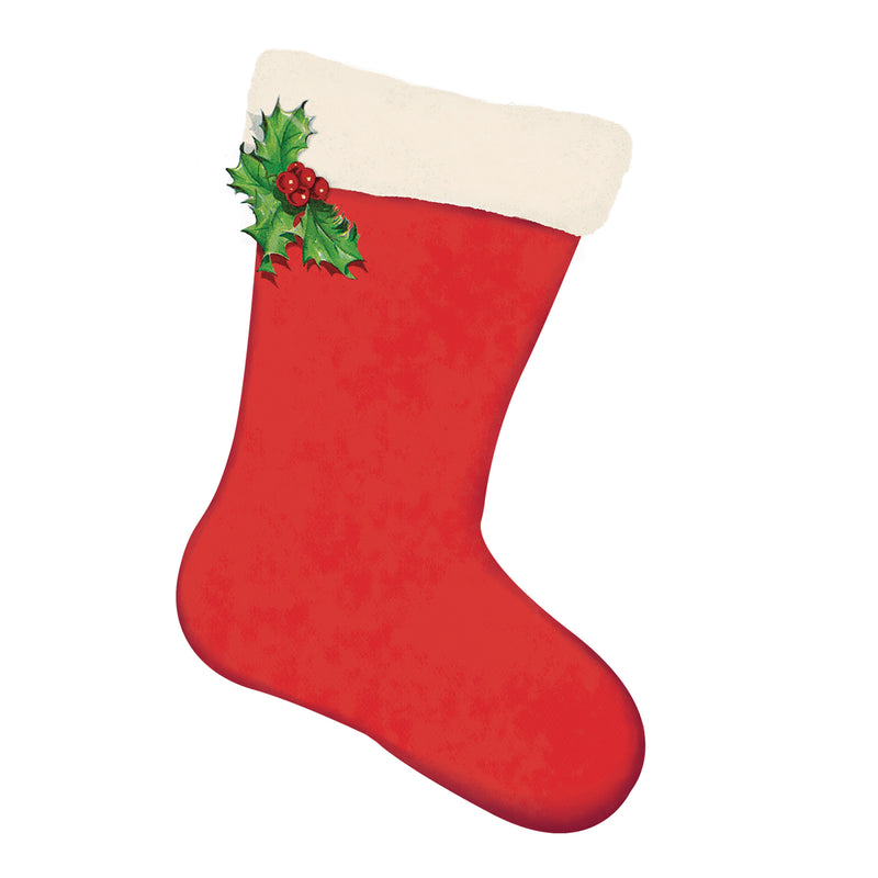 Red Stocking Place Card, Set of 12