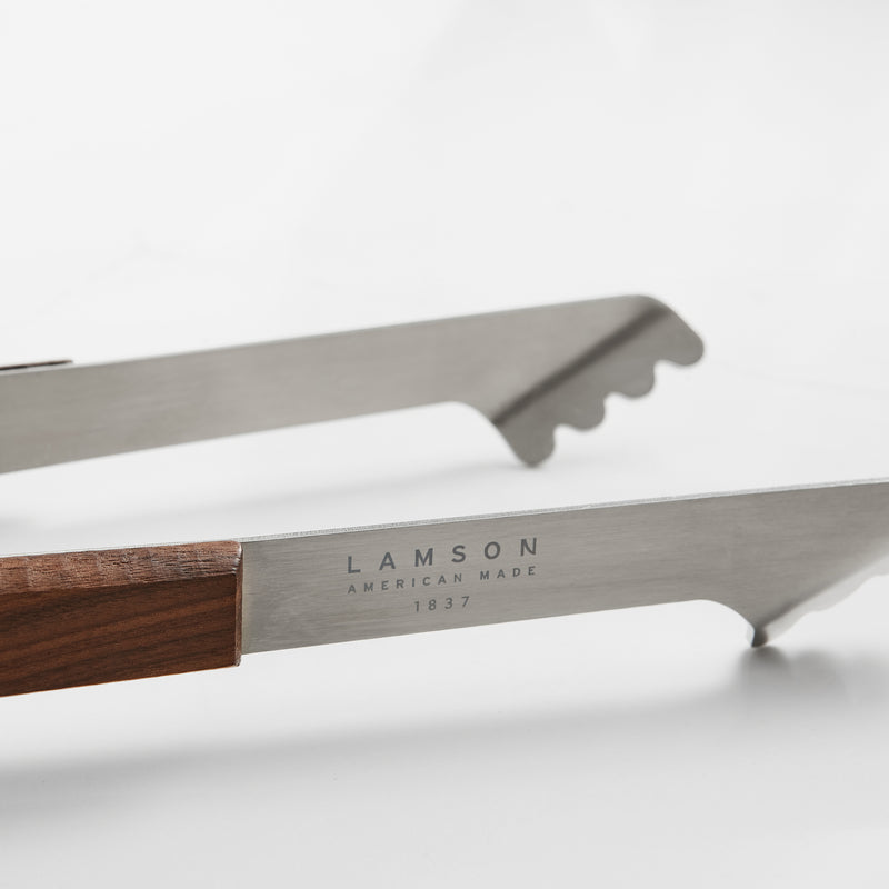 Walnut Grill Tongs, 15"