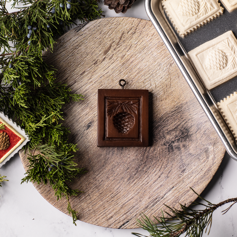 Pinecone Springerle Cookie Mold