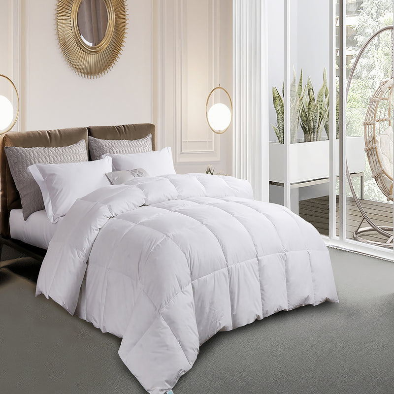 All Seasons 240-Thread Count Feather & Goose Down Comforter