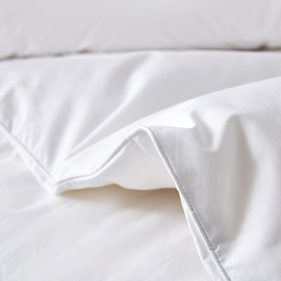 All Seasons White Cotton Down 300-Thread Count Comforter