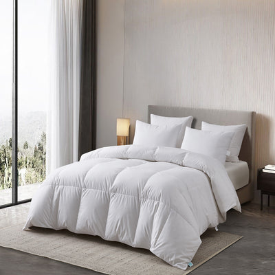 All Seasons Tencel™ Lyocell & Cotton Blend Hungarian Goose Down Comforter