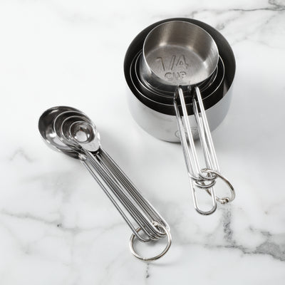 Martha Stewart Stainless Steel Measuring Cups & Spoons Set
