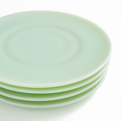 Jadeite Dinner Plates, Set of 4