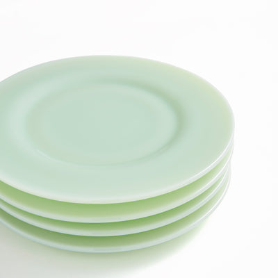 Jadeite Salad Plates, Set of 4