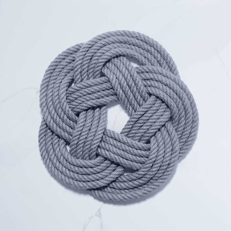 Sailor Knot Coaster Set, 4"