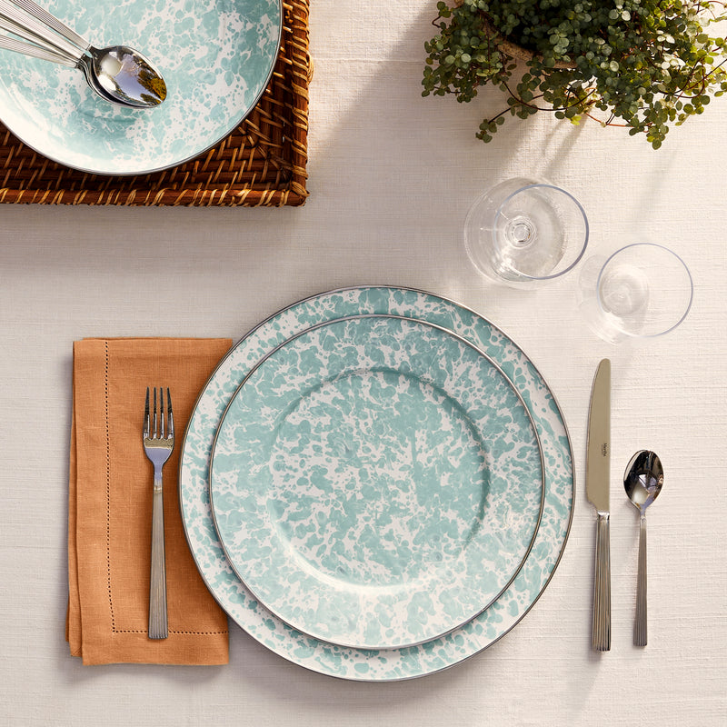 Enamel Chargers, Set of 2