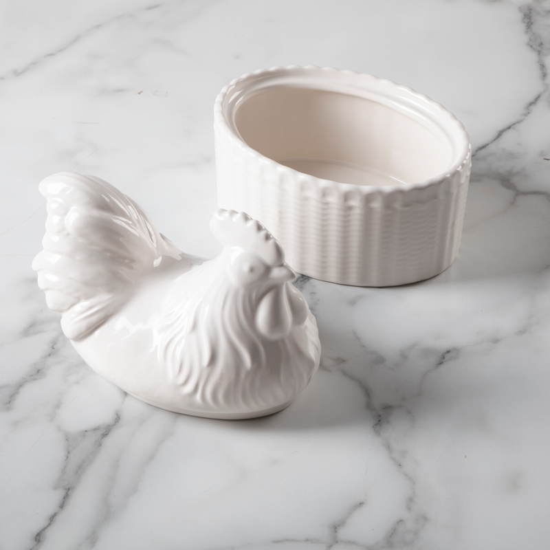 Martha Stewart Rooster Covered Dish