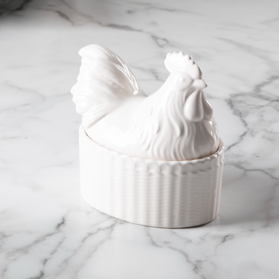 Martha Stewart Rooster Covered Dish
