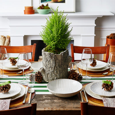 Martha Stewart Faux Bois Serving Bowl